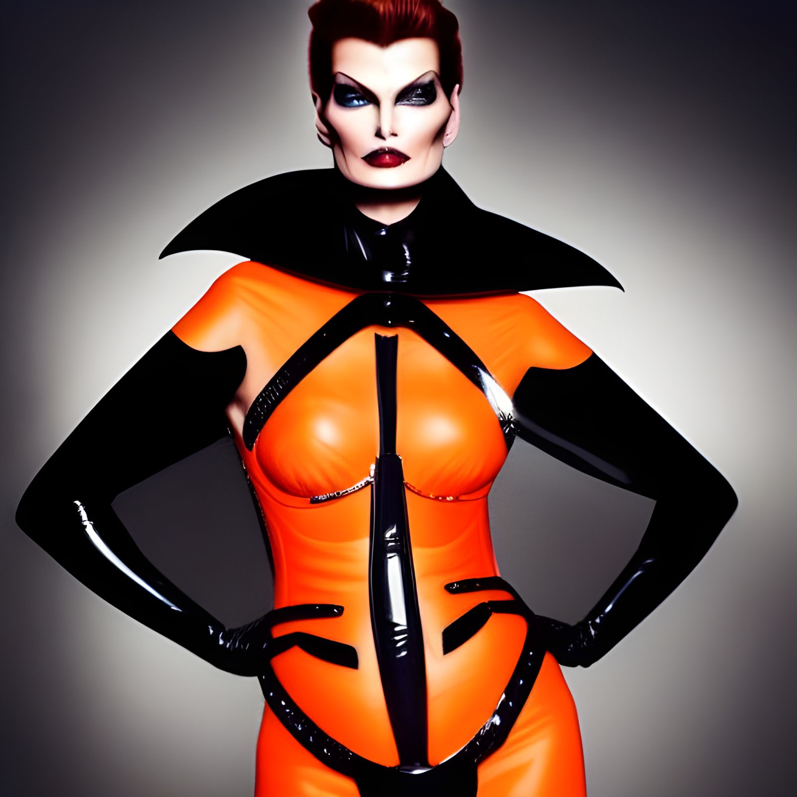 Linda Evangelista as Sith Lord in Haute Couture