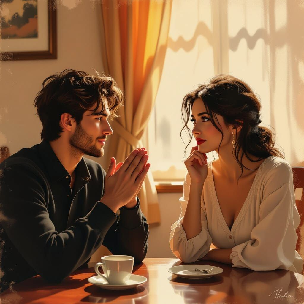 Ominous Yes vs. Peaceful No: Dramatic Lighting