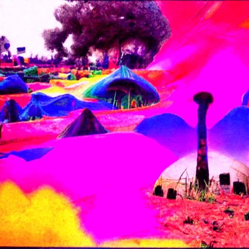 Psychedelic Wasteland: An AI Interpretation