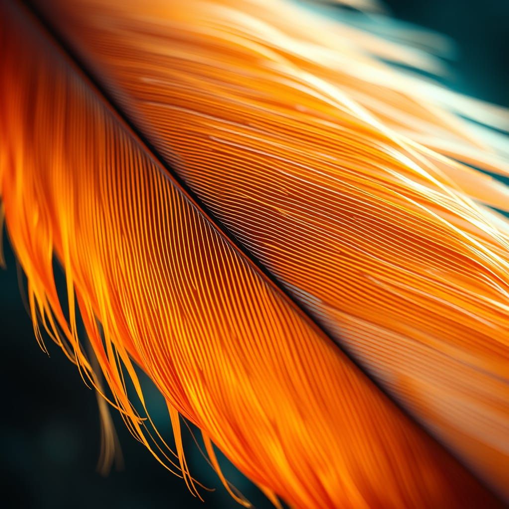 Cinematic Sci-Fi Concept Art Featuring Vibrant Orange and Te...