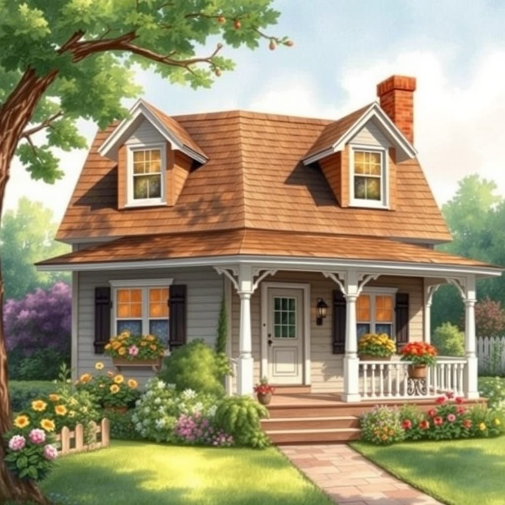 Charming Cozy Home in Whimsical Garden