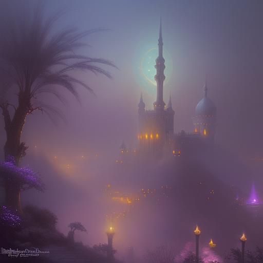 Ethereal Arabian Nights Fantasy Scene