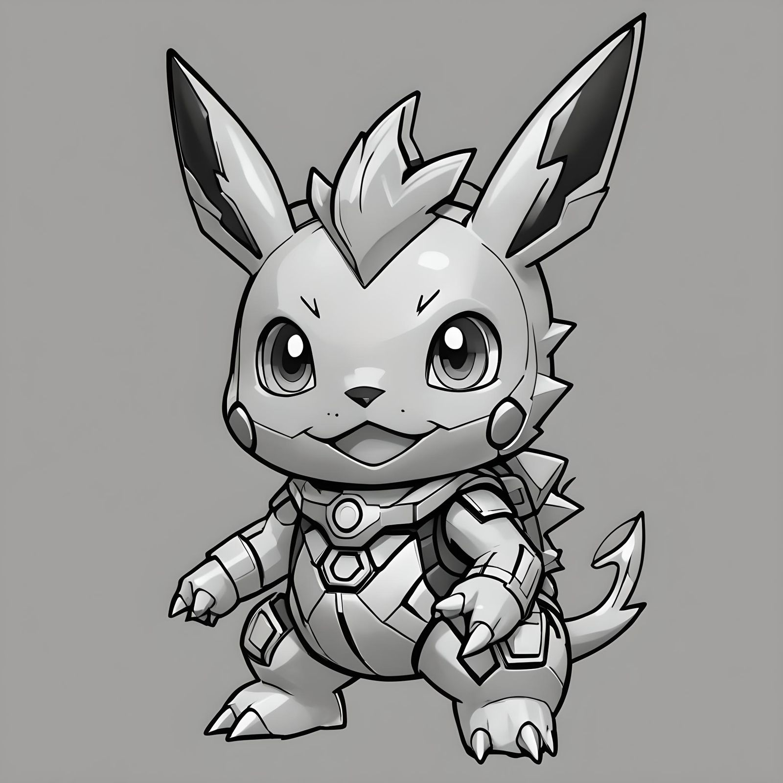 Electric Steel Keyboard Pokemon Concept Art