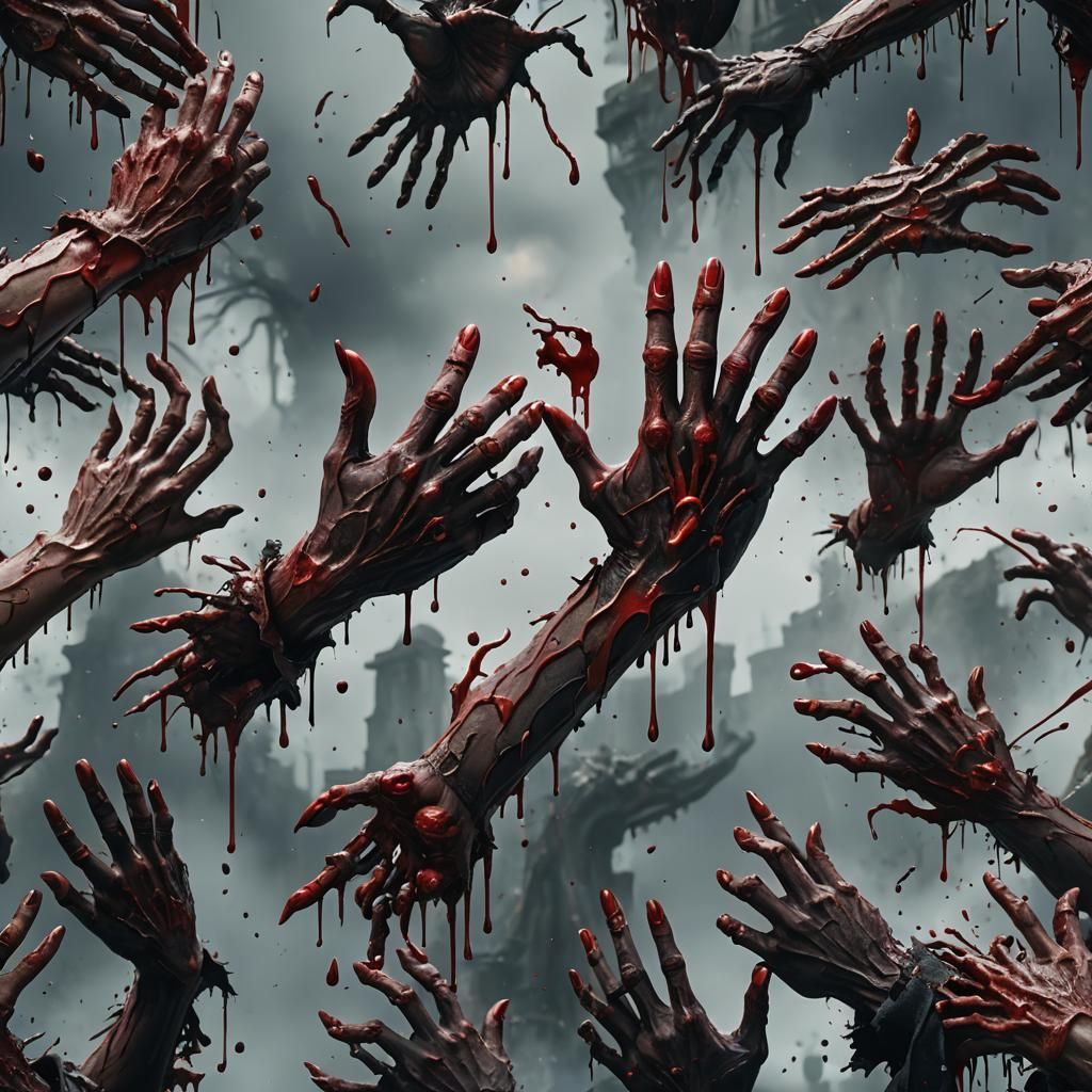 Bleeding Hands United: Detailed Fantasy Art