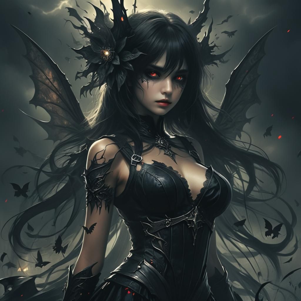 Evocative Dark Fantasy Scene