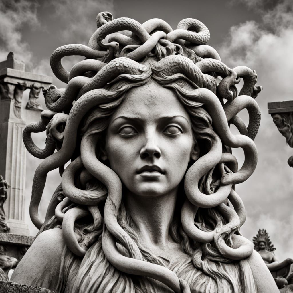 Medusa Reigns Amongst Ancient Monuments