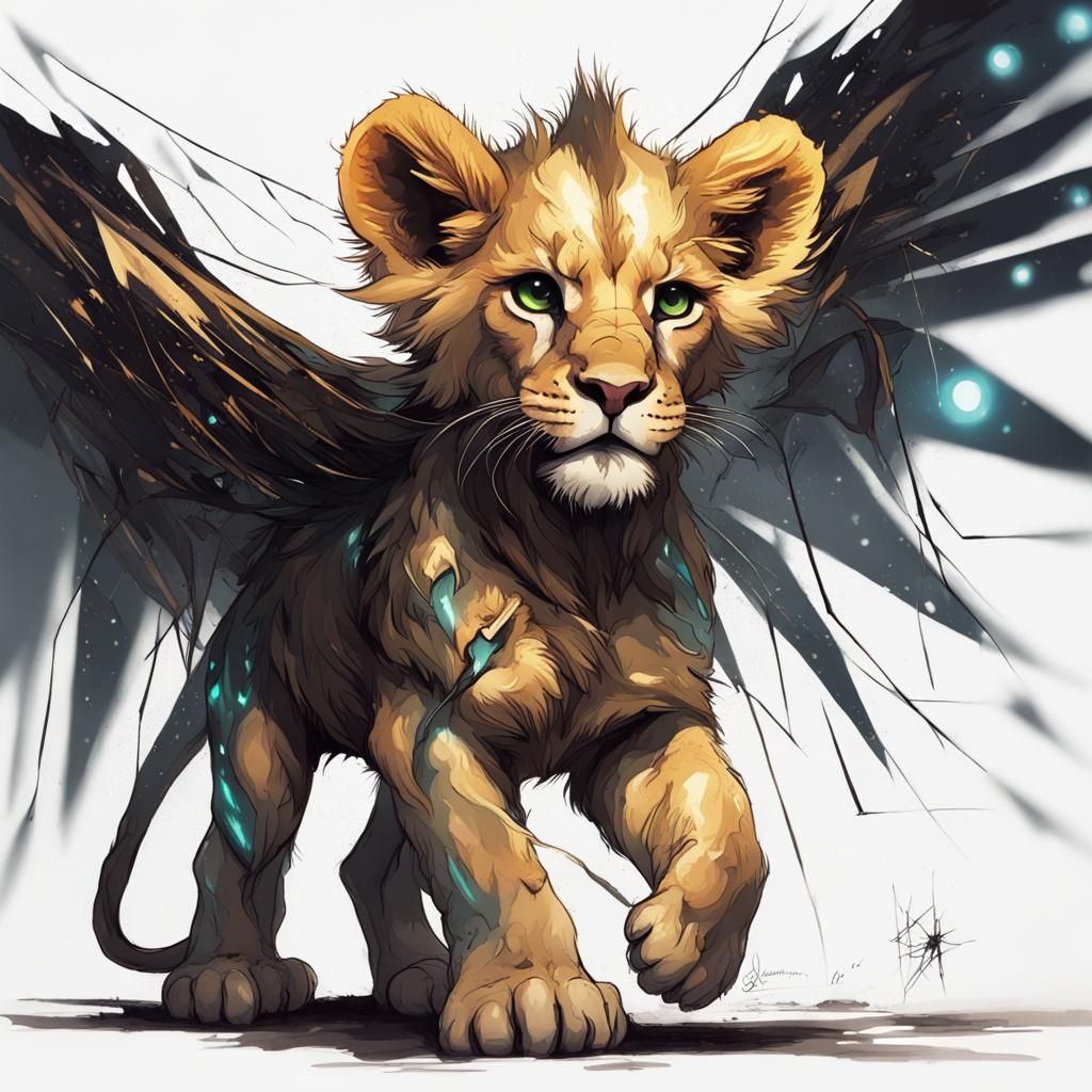 Mythical Lion Cub