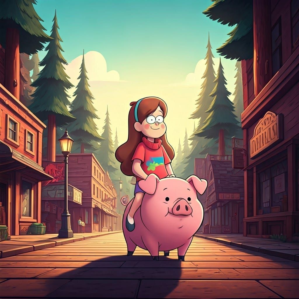 Mabel and Waddles