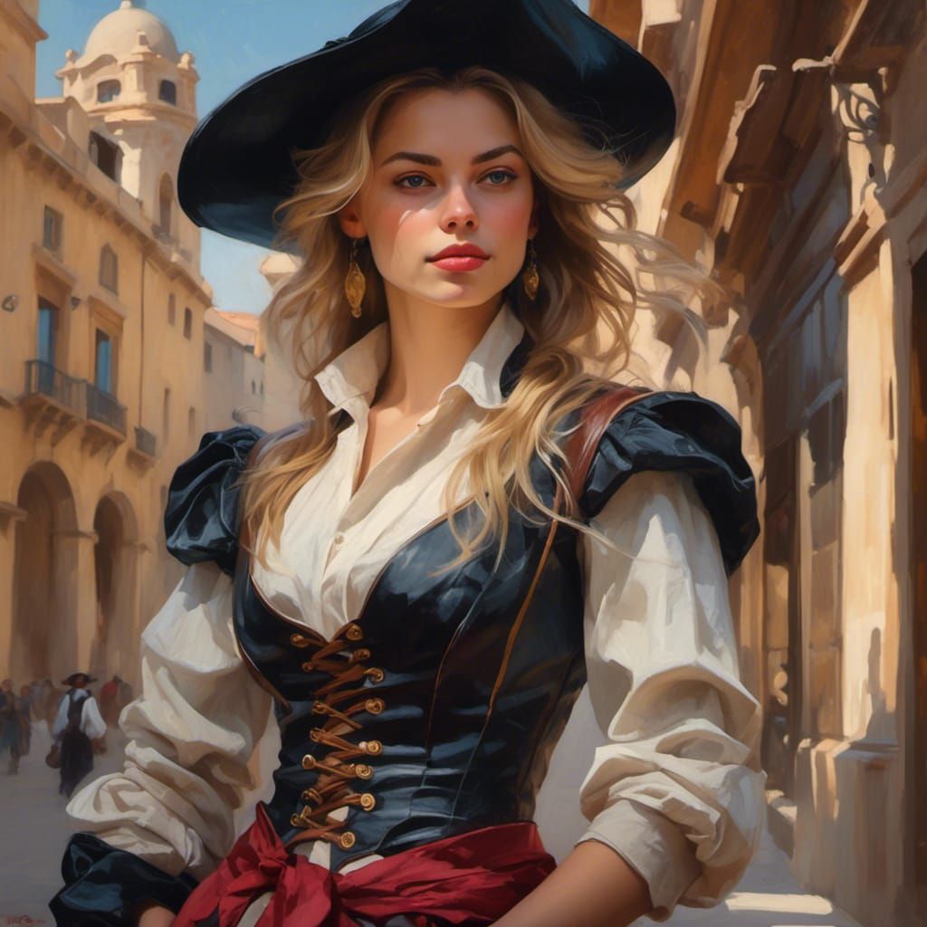 Sydney Sweeney as Musketeer in Barcelona