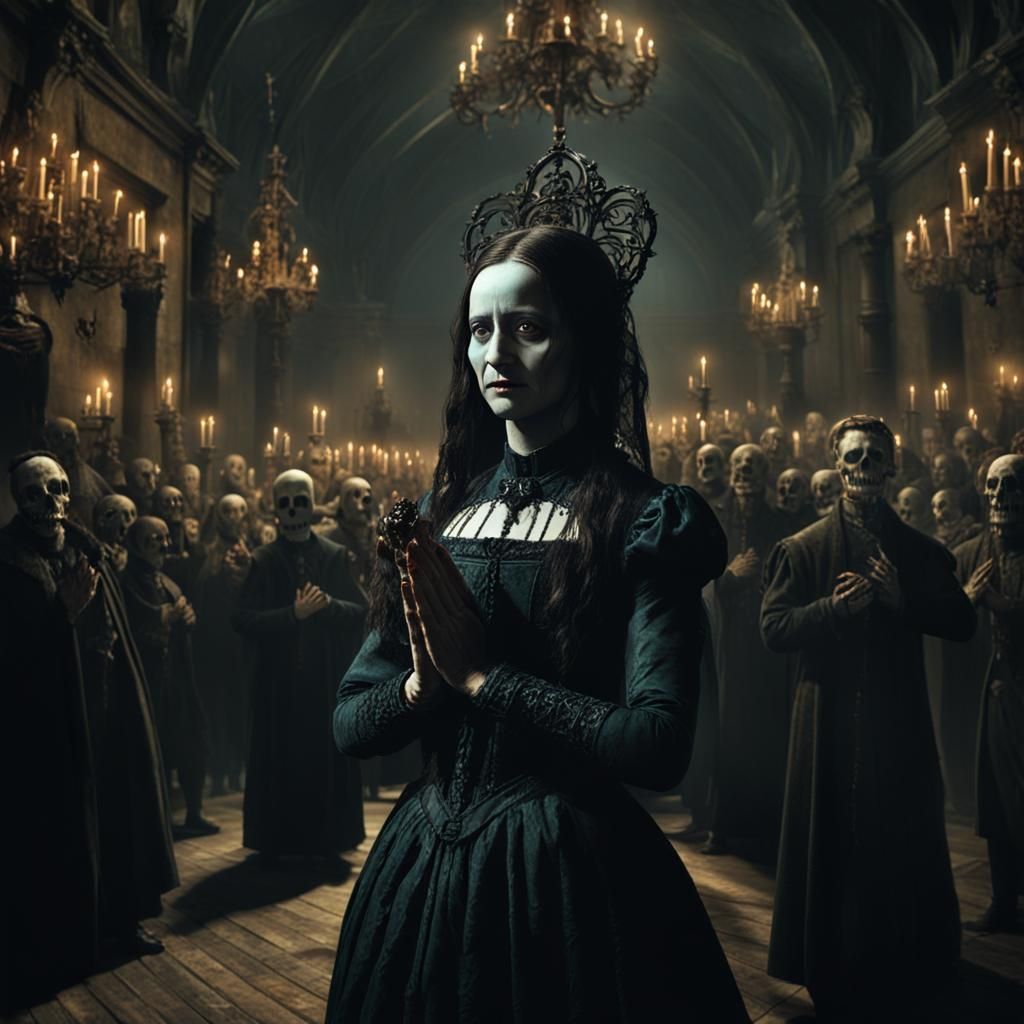 Surrealist Mona Lisa Dance in Dark Fantasy Style