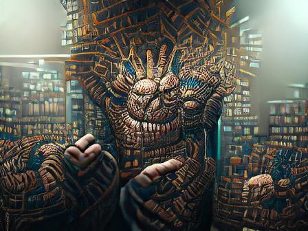 Exodia, Obliderate in Digital Art Style