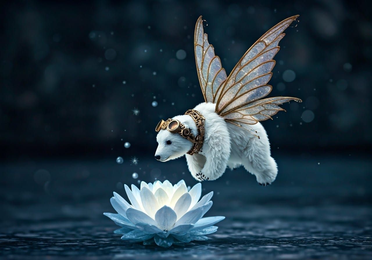 Steamplush Fairy Polar Bear at Ice Party