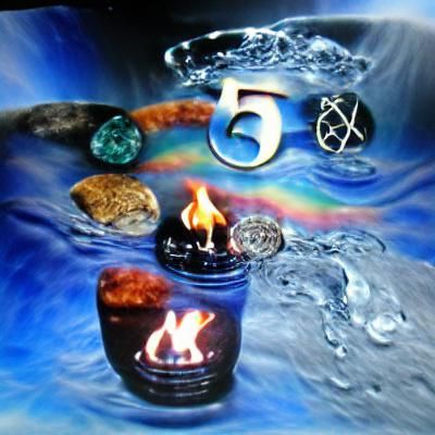 Five Elements: Ether, Fire, Water, Air, Earth