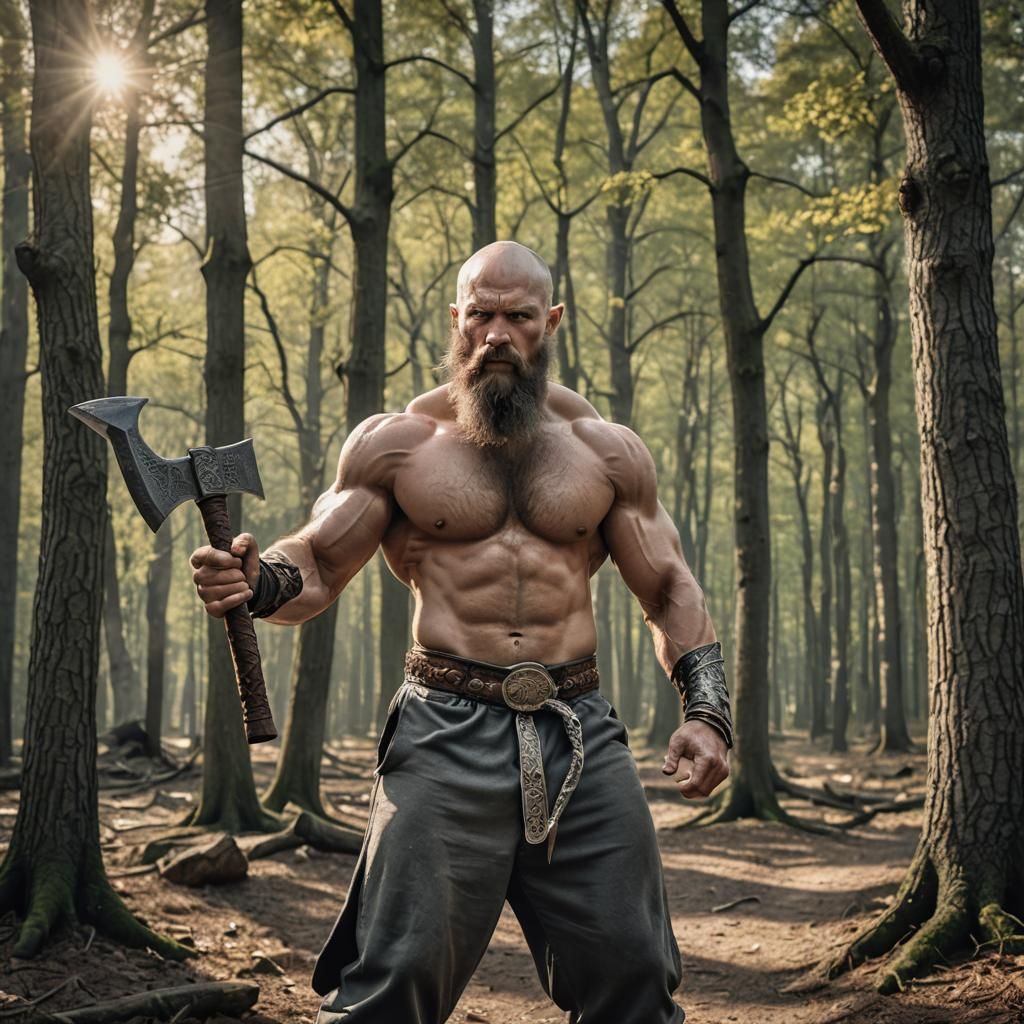 You think my hatchet is funny? We'll see who's laughing when...