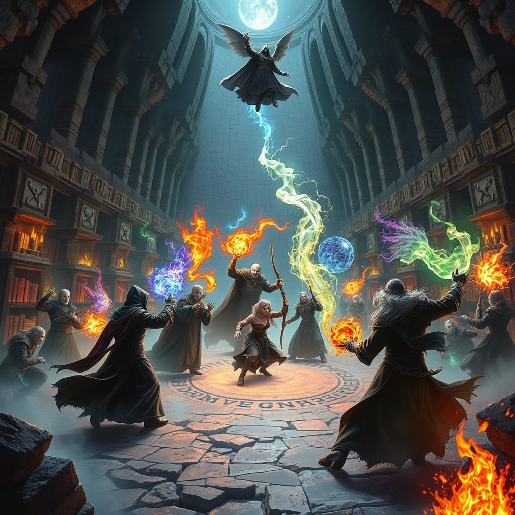 Ethereal Wizard's Chamber in Obsidian Radiates Mystical Ener...