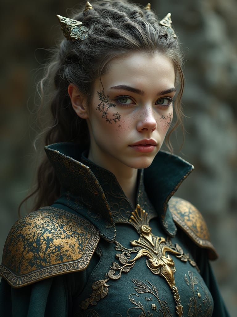 Lady Virellia Portrait in Esoteric Relic-Realism