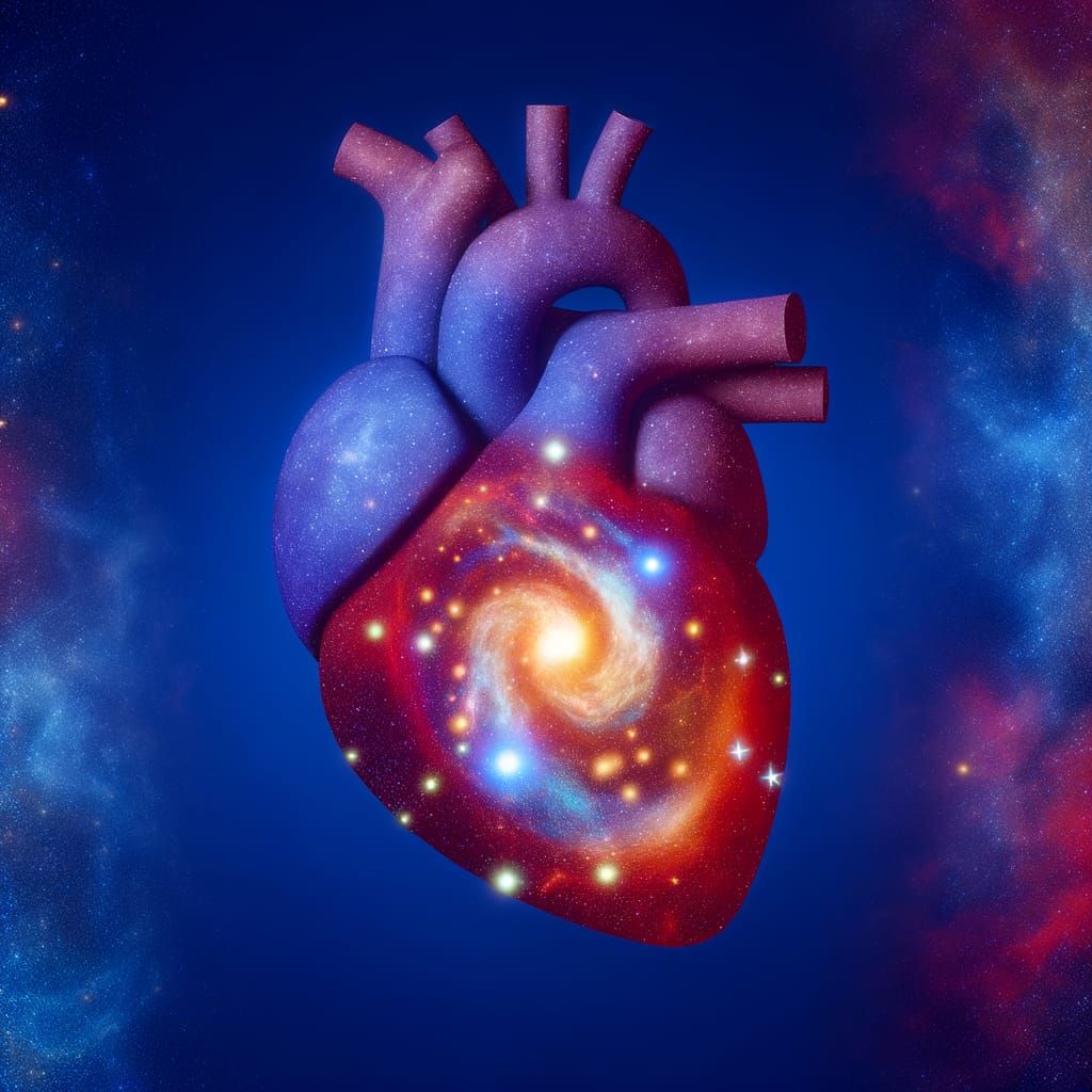 Universe Within a Human Heart, Detailed Matte Painting