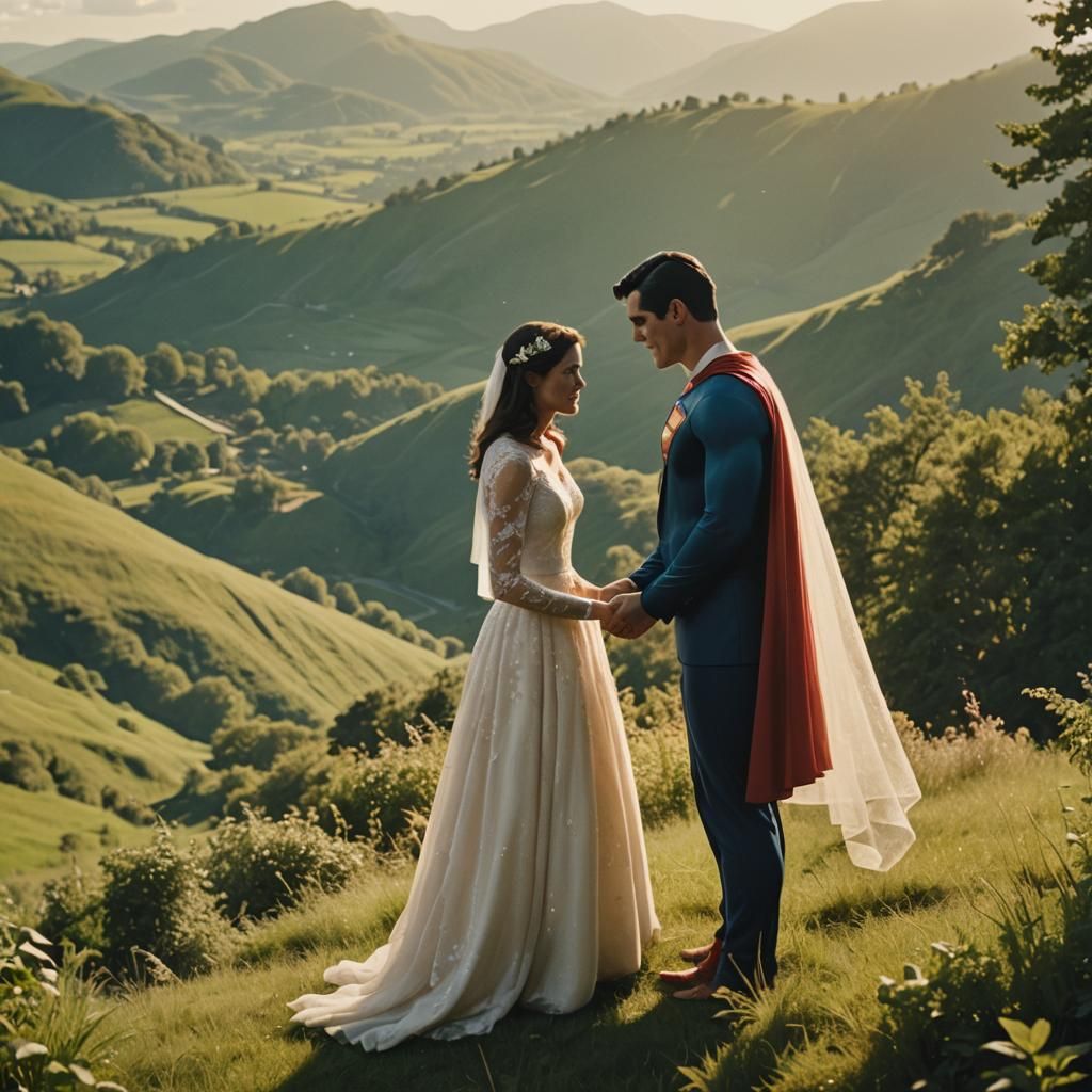 Superman and Lois's Cinematic Hillside Wedding