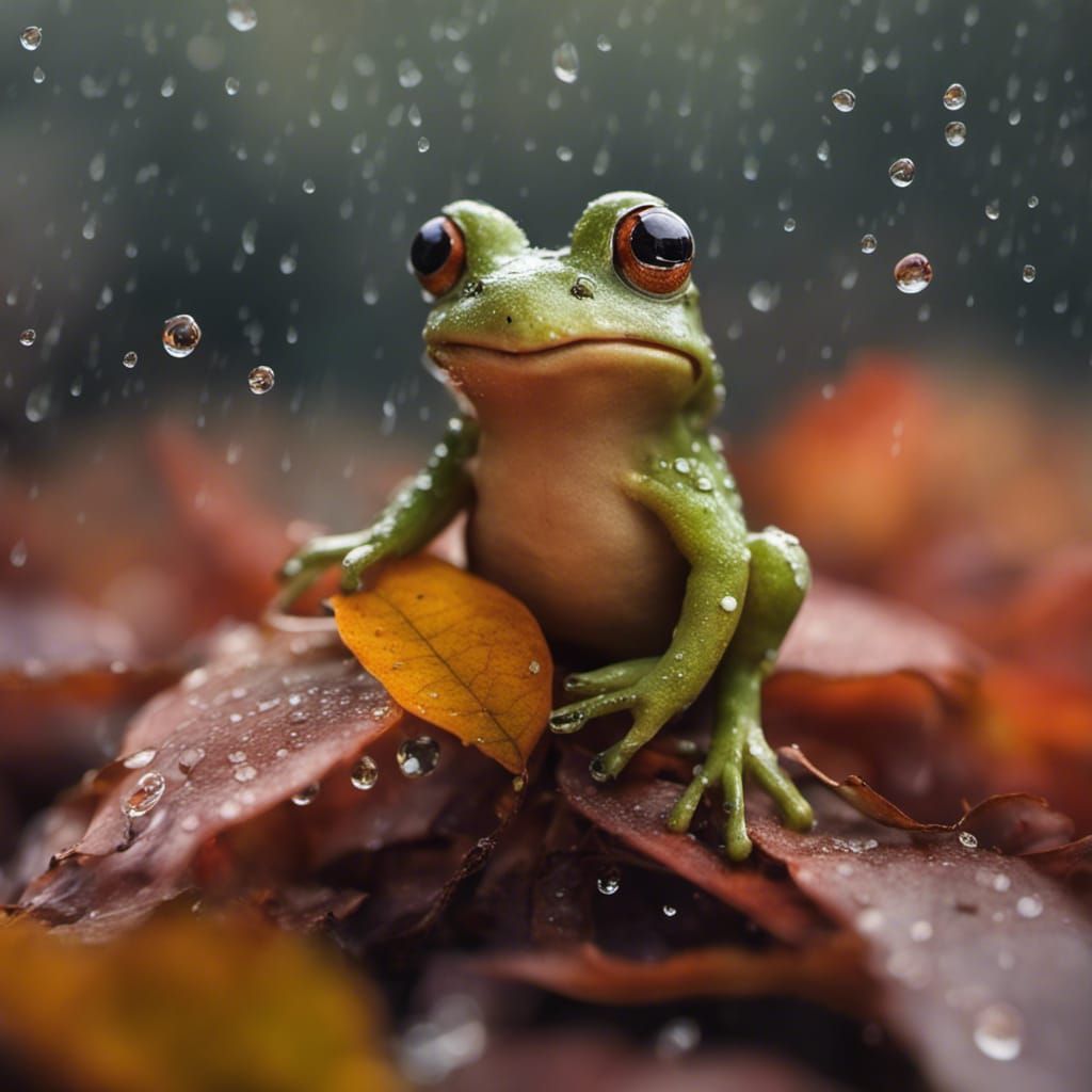 Rainy Day Frog