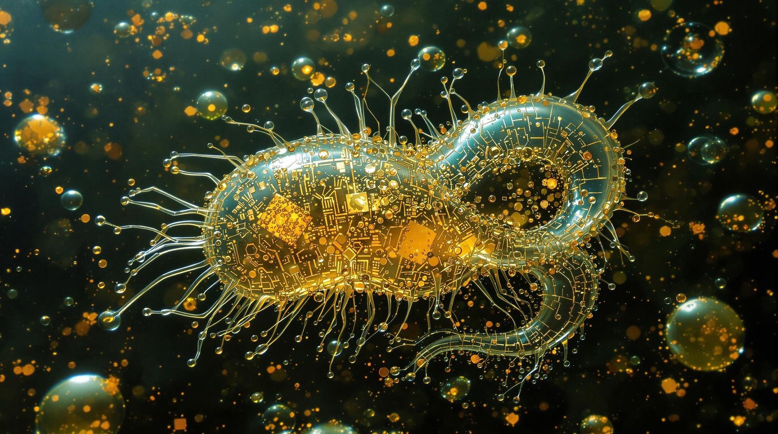 Cybernetic Amoeba Propulsion in Pond Water