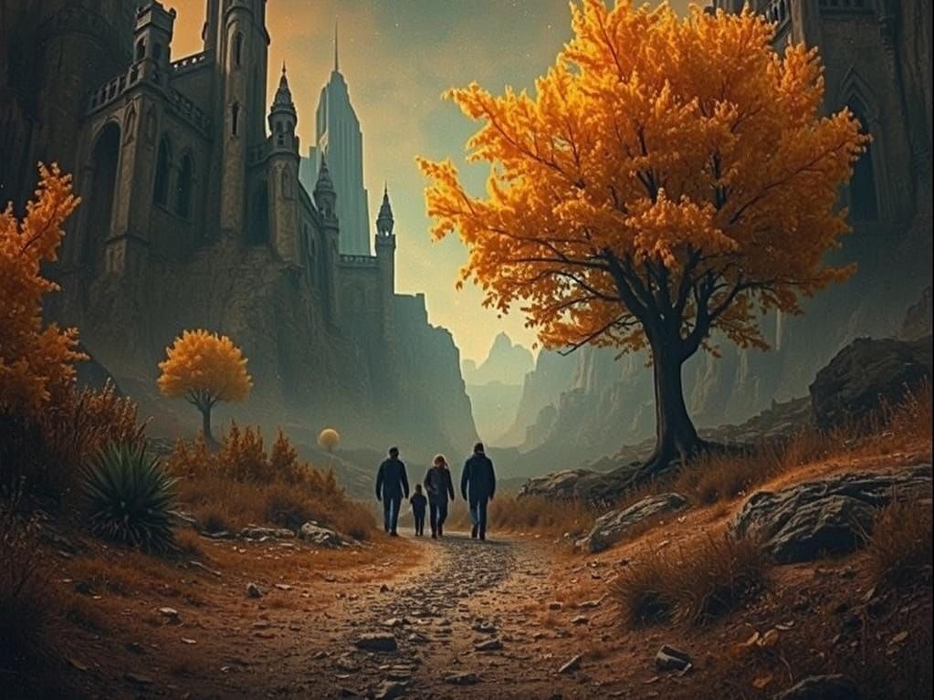 Dramatic Cinematic Film Still