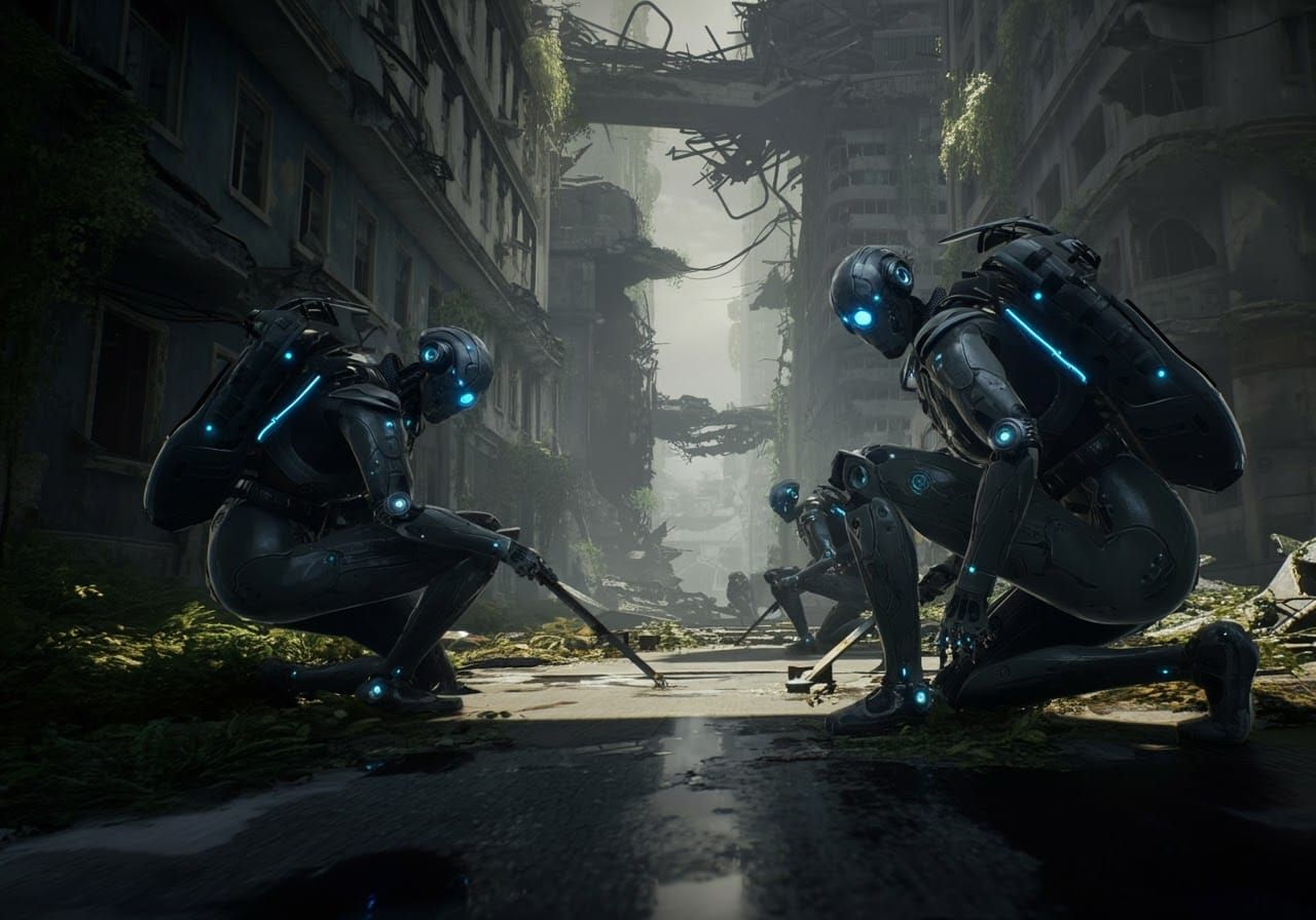 "Dig Diary, Entry 10.45.231: Street level finally stripped. ...