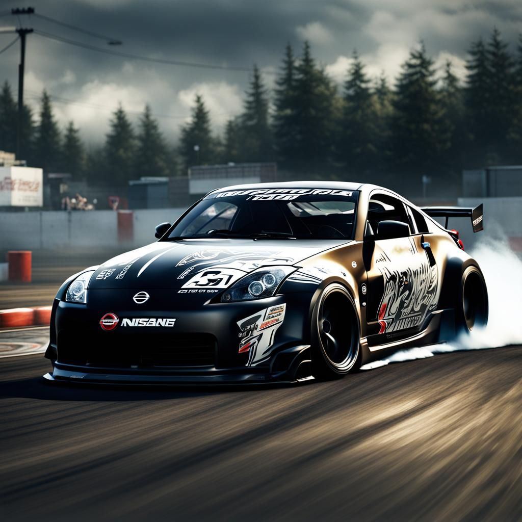 Nissan 350z Drifting