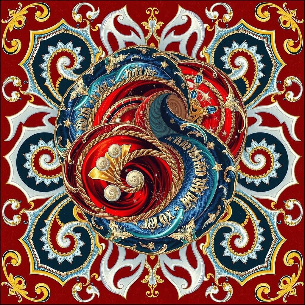 Abstract Swirling and Warping Visuals