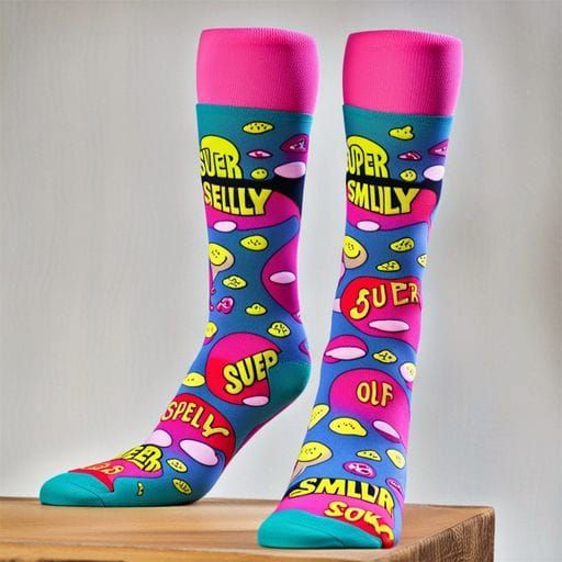 AI Generated Socks Image