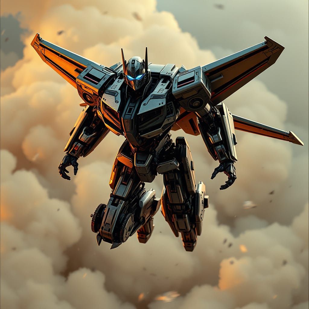 Transformer Robot Takes Flight as X-Wing Fighter in Cinemati...
