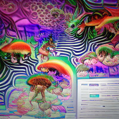 Psychedelic Internet Browsing Experience