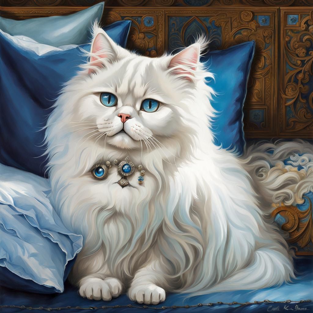White Persian Cat