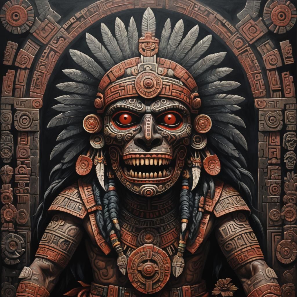 Aztec Deity Xolotl: Guardian of the Underworld