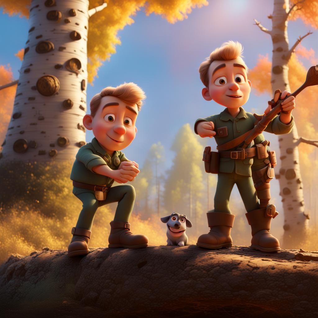 Arnold and Gerald Reimagined as 3D Digital Art