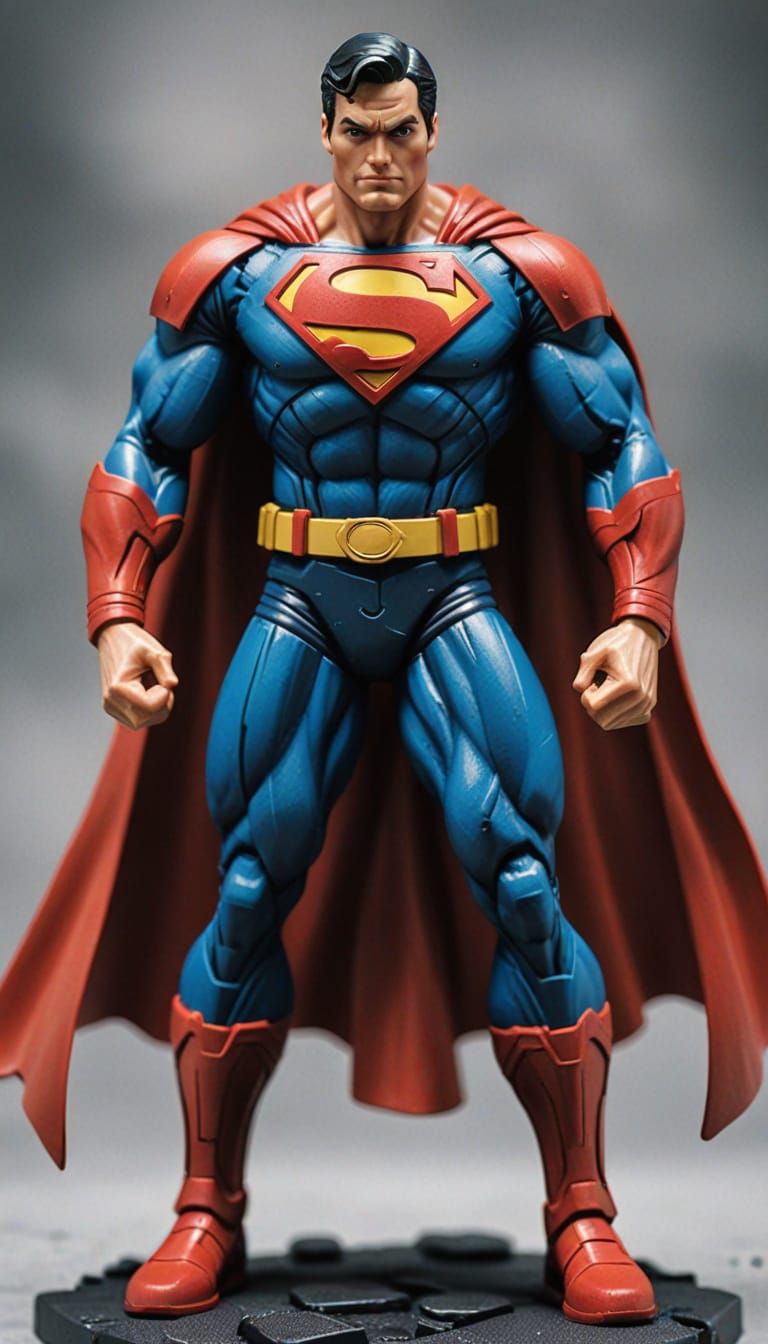 Superman Plastic Action Figure