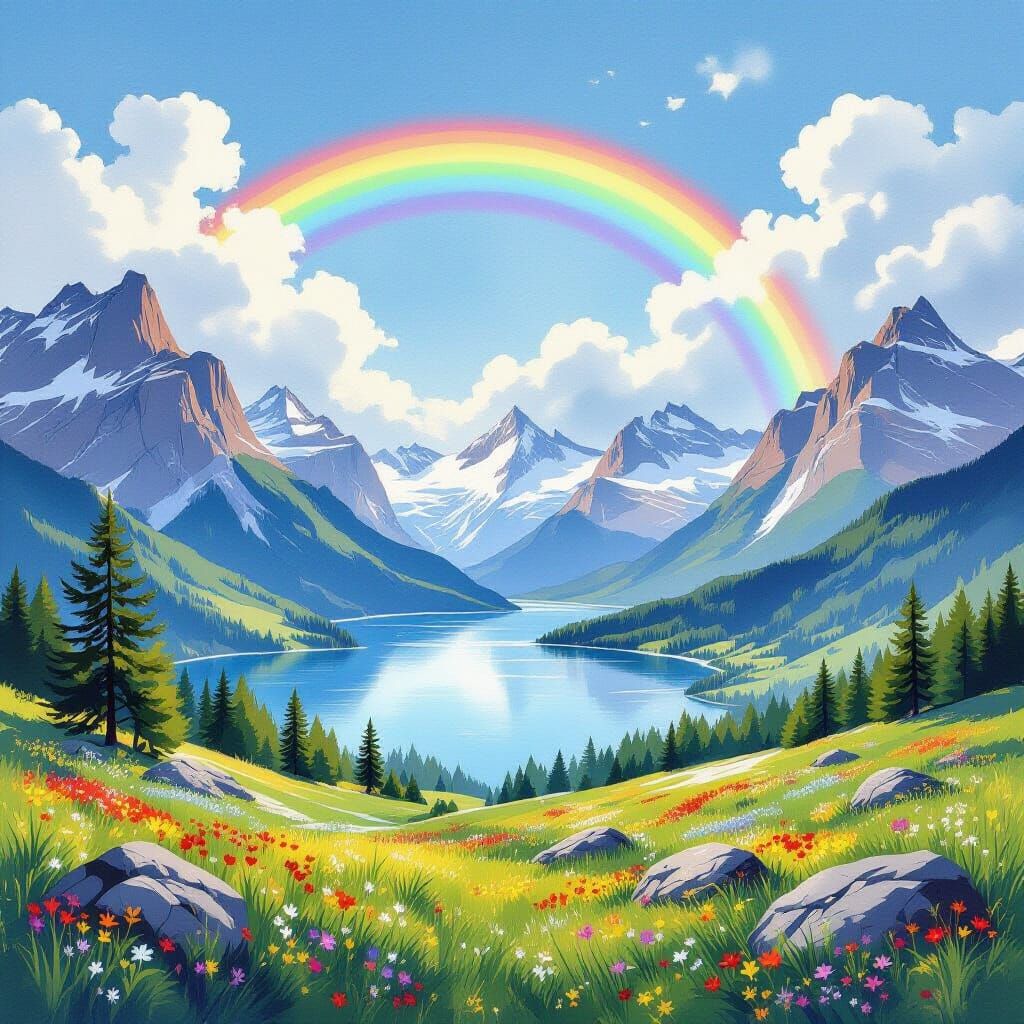 Somewhere over the rainbow...