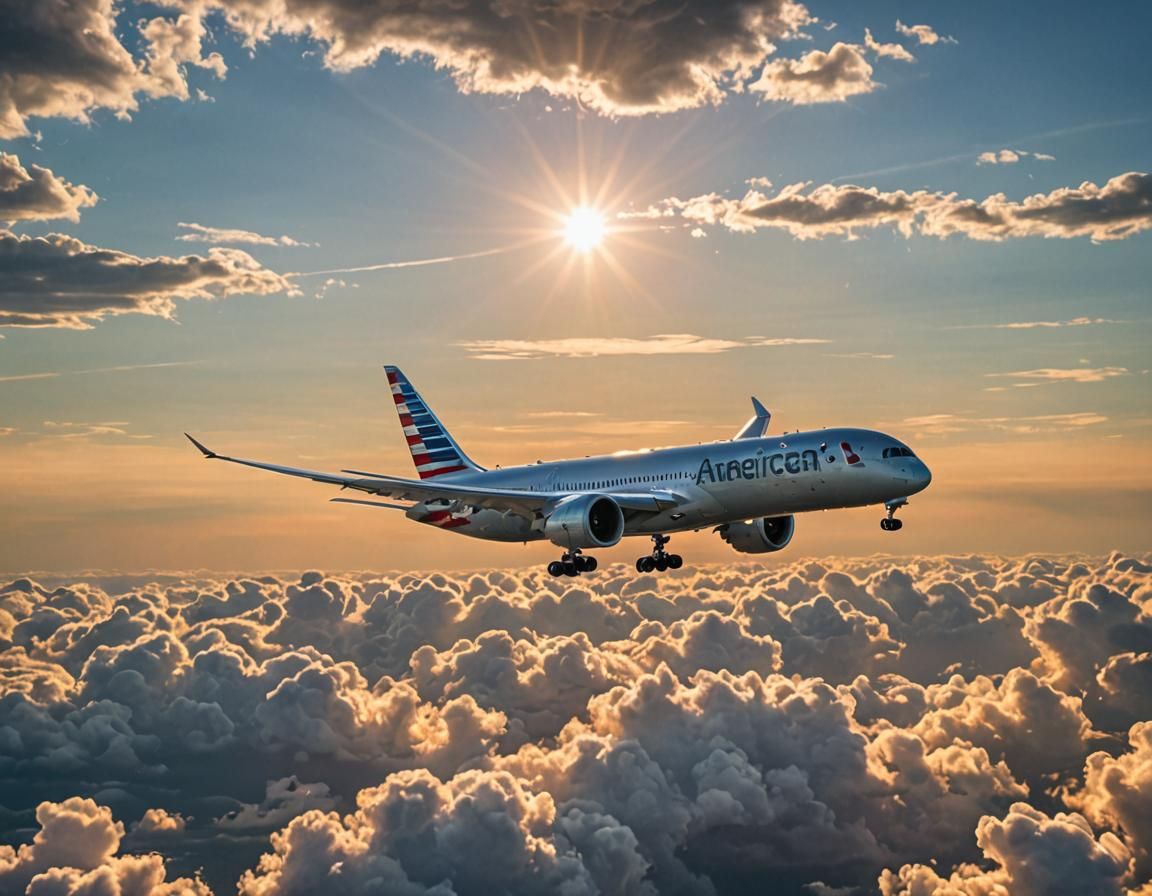 Boeing 787 Golden Hour Flight Over Birmingham