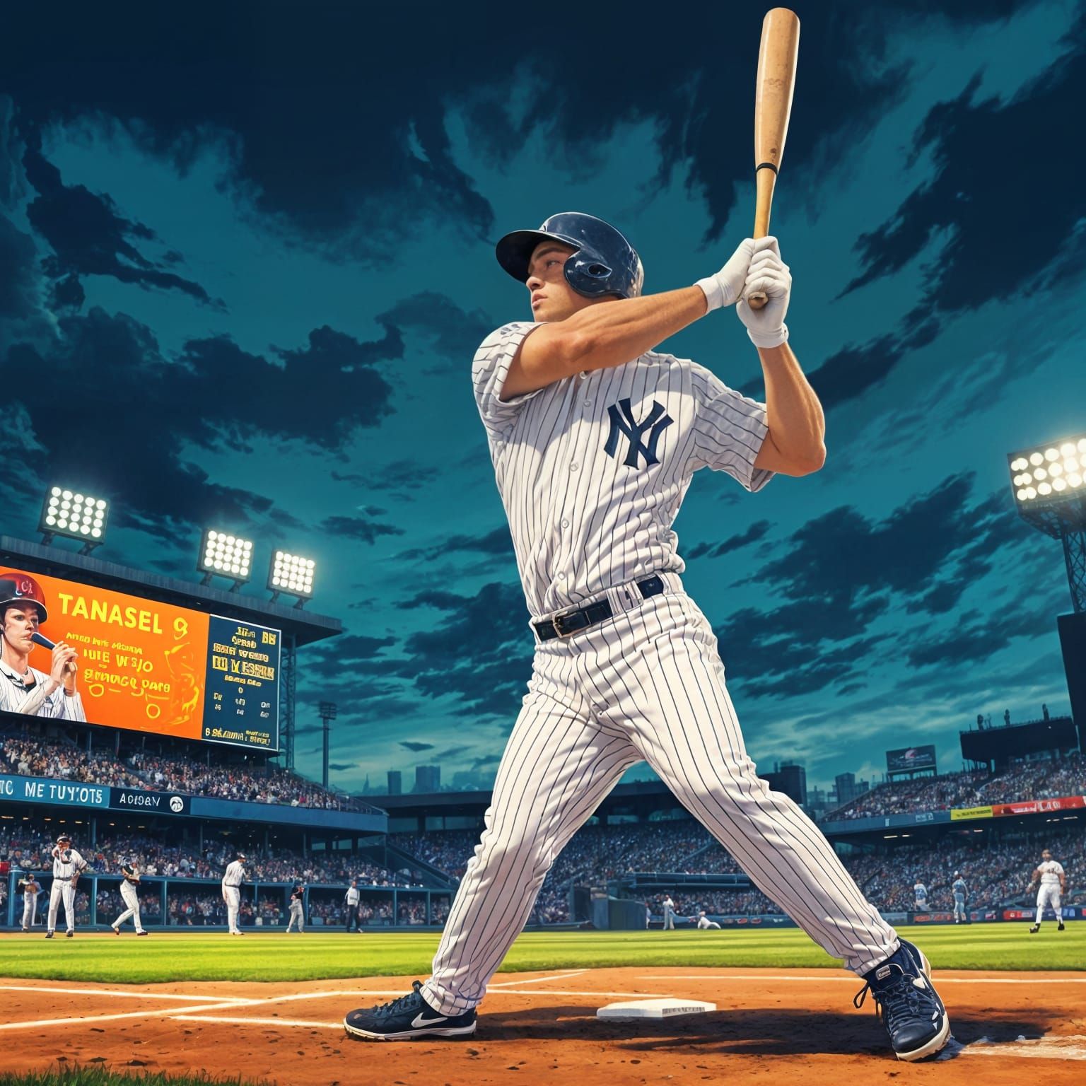 AI Art Inspired by New York Yankees