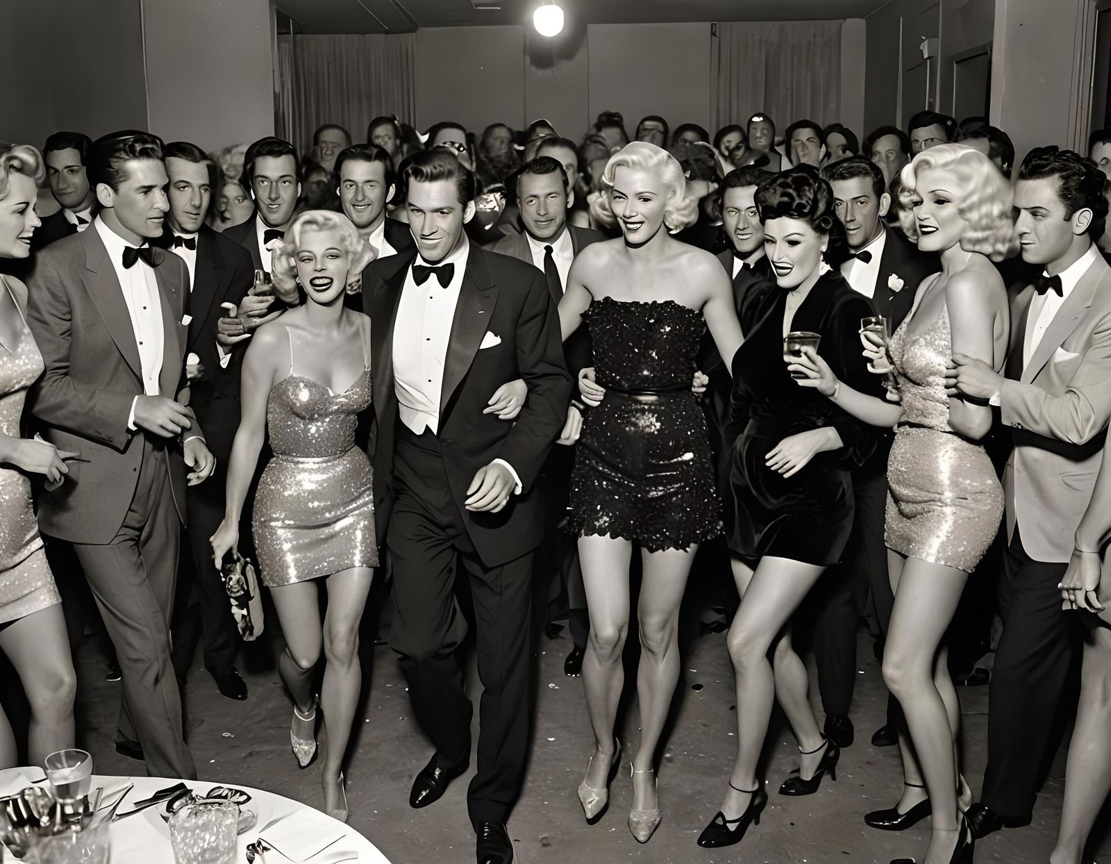 Golden Age of Hollywood After-Party: Vintage Photography