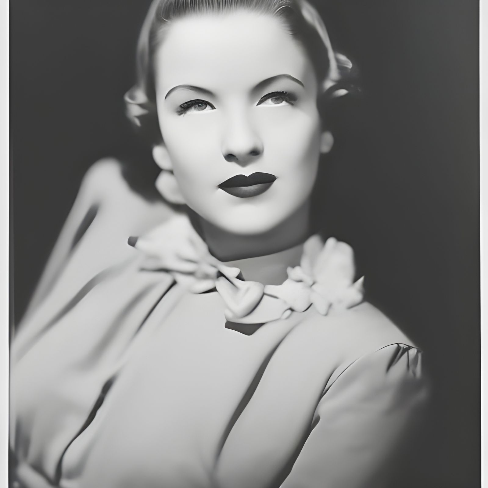 1940s Style Portrait of a Young Woman