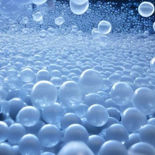 Frozen Bubbles: An Ice Castle Illusion