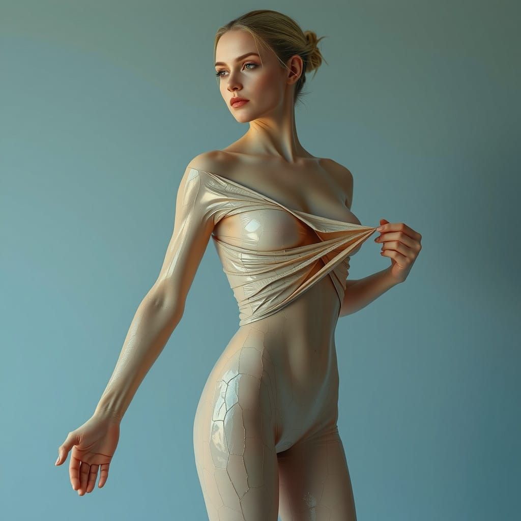 Woman Reveals Smooth Skin Like an Insect