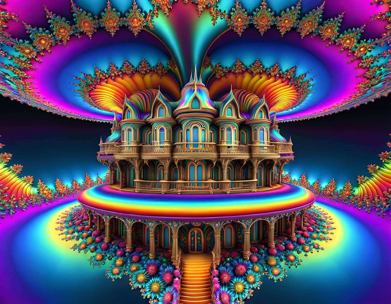 Mandelbulb Fractal House