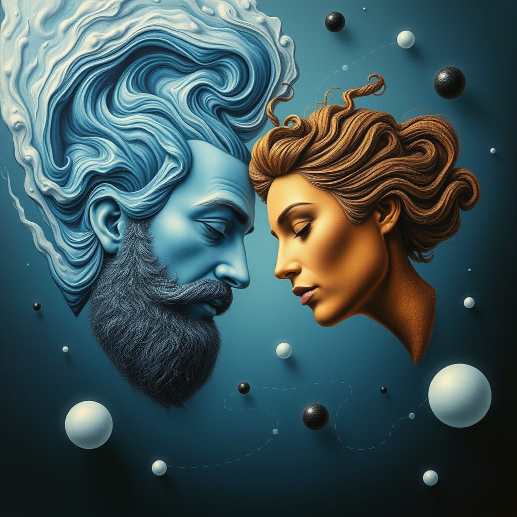 Surreal Harmony of Sky and Earth