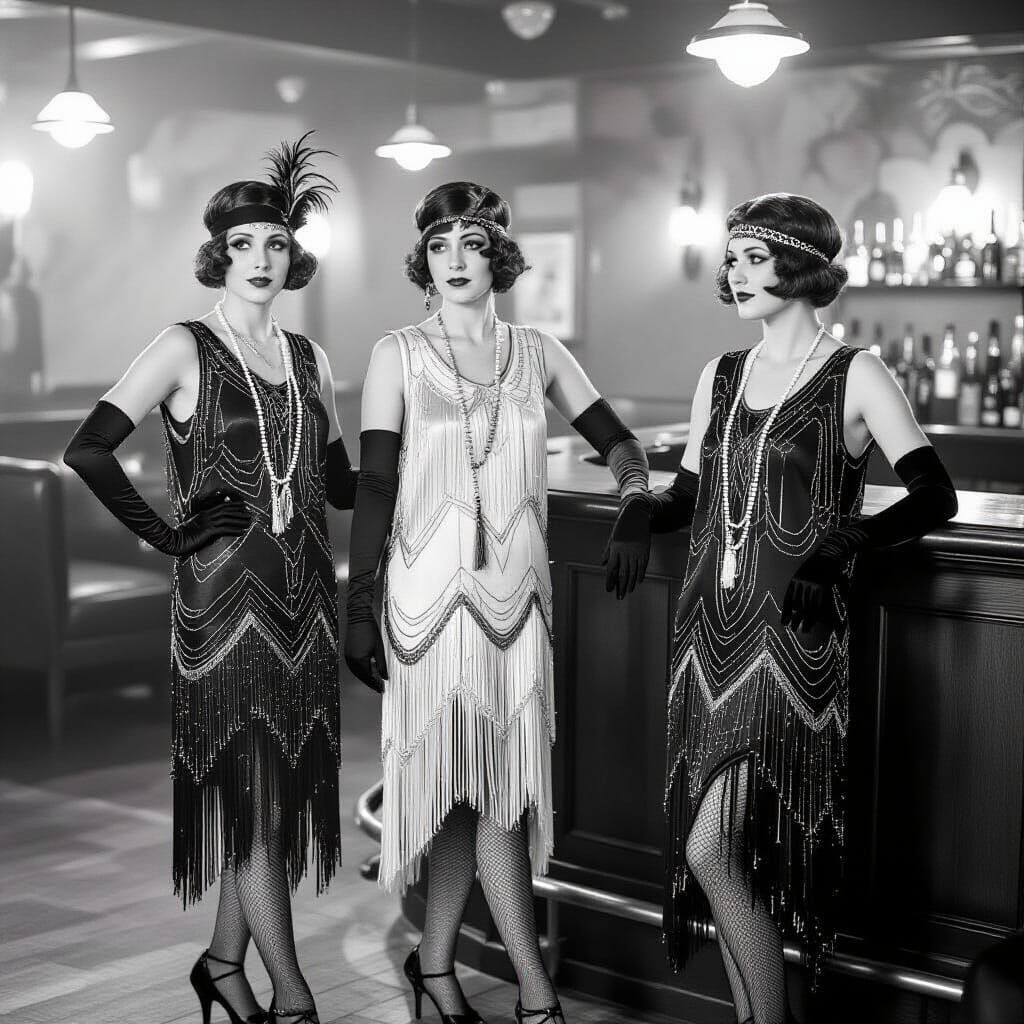 Roaring Twenties Speakeasy Scene