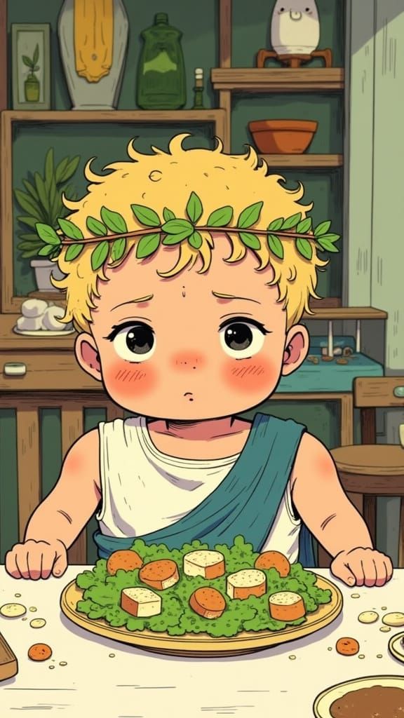 Miniature Julius Caesar Tastes Disappointing Caesar Salad