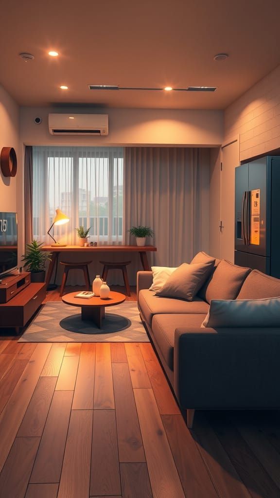 Smart Home Transformation in Warm, Inviting Lighting