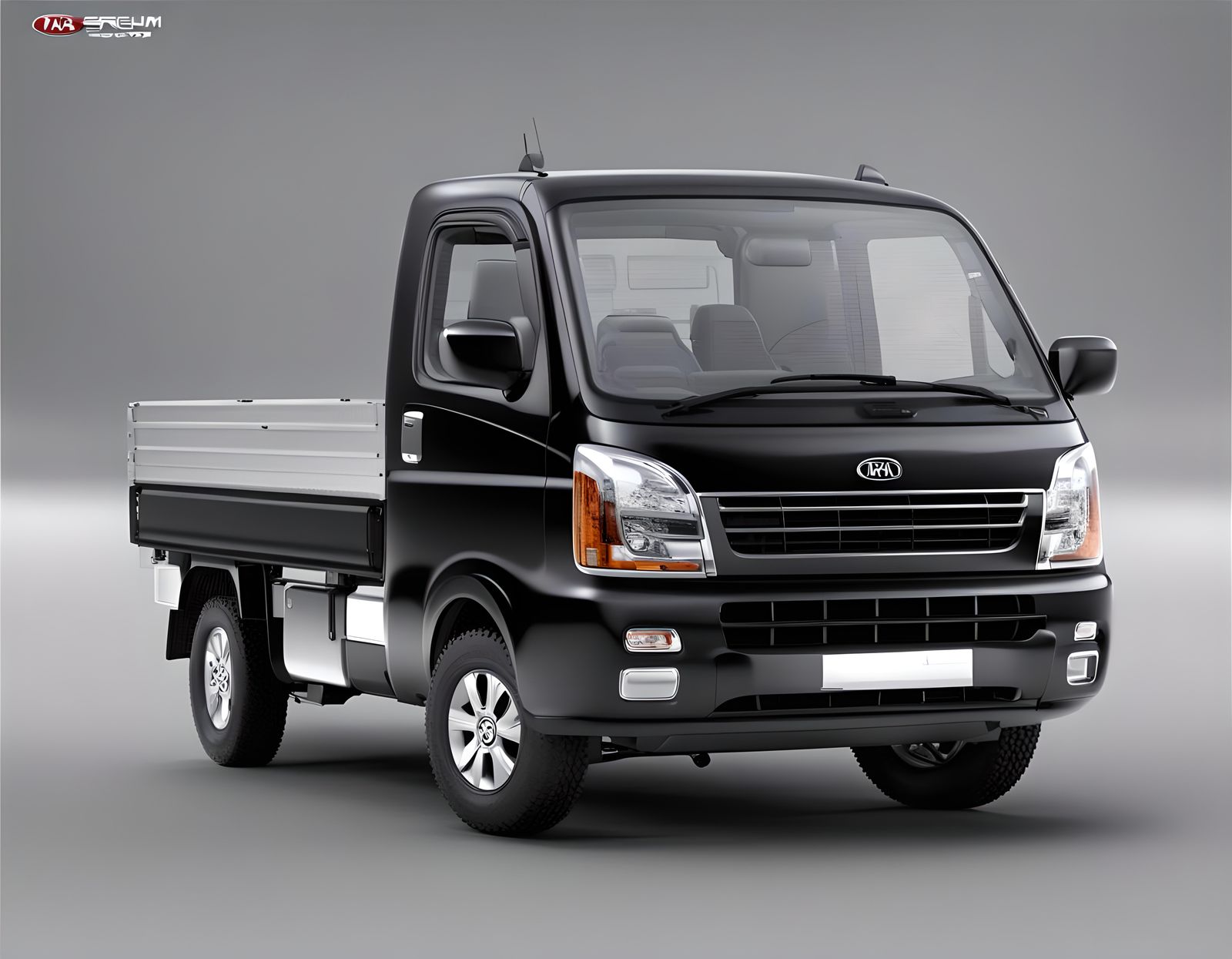 2008 Kia Scrum Small Pickup Truck 3D Render