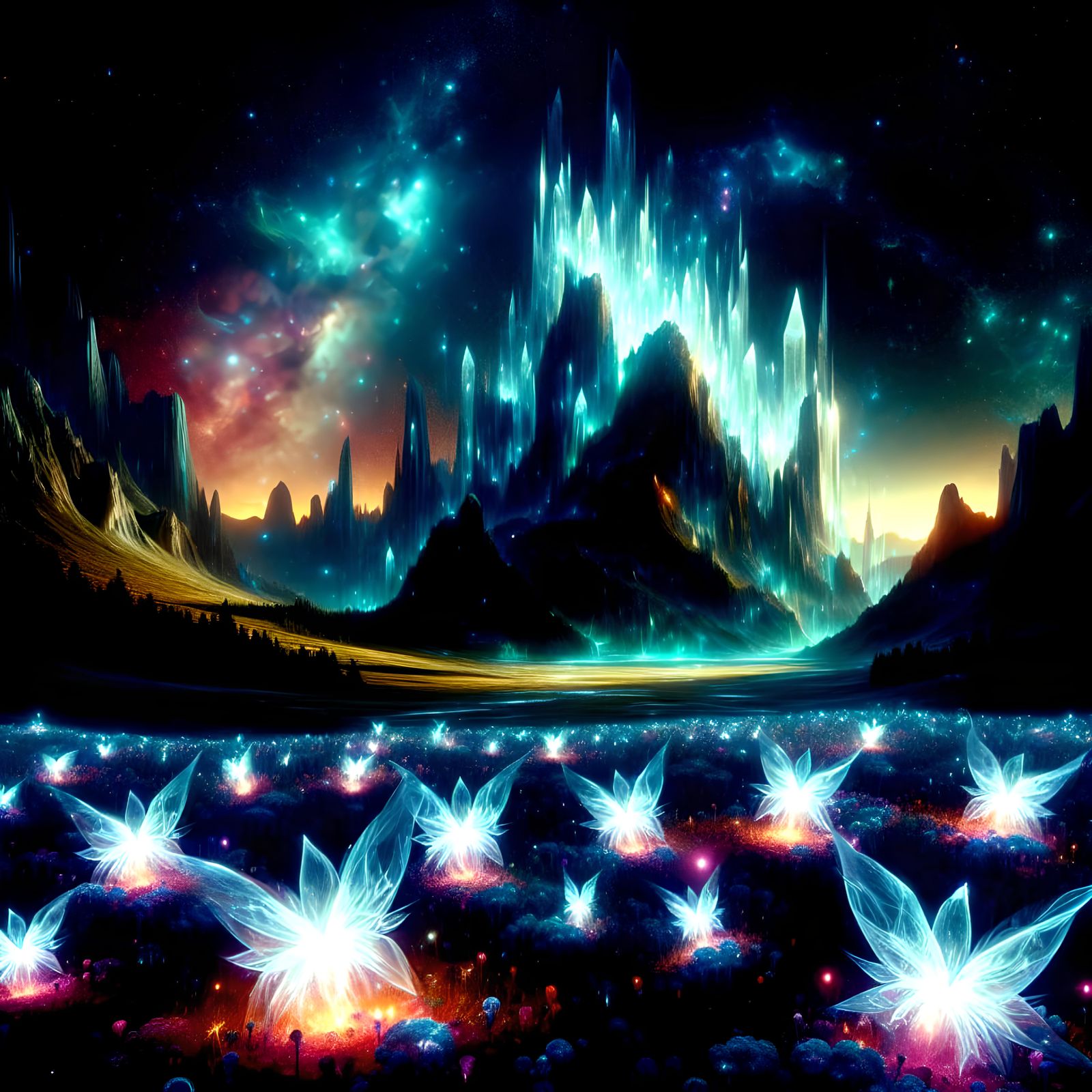 Visualize a surreal, dream-like scene rooted in familiarity ...