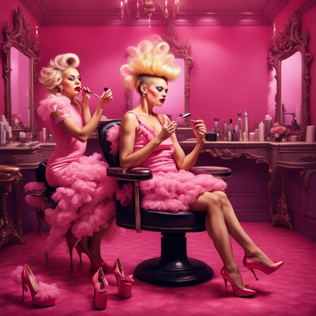 Drag Queen Makeup Session: Fantasy Art